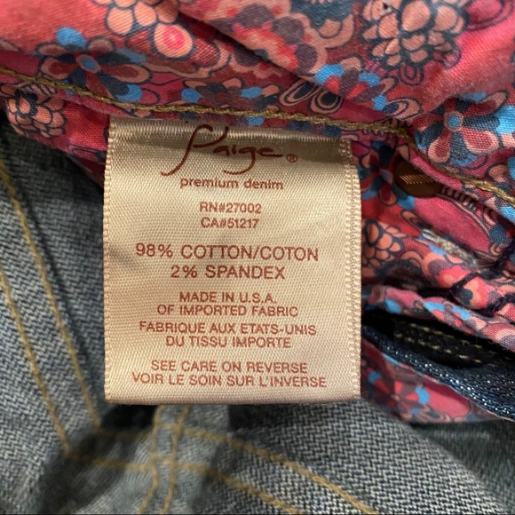 PAIGE Denim LouLou petite in Sardinia wash 24 - Picture 4 of 8